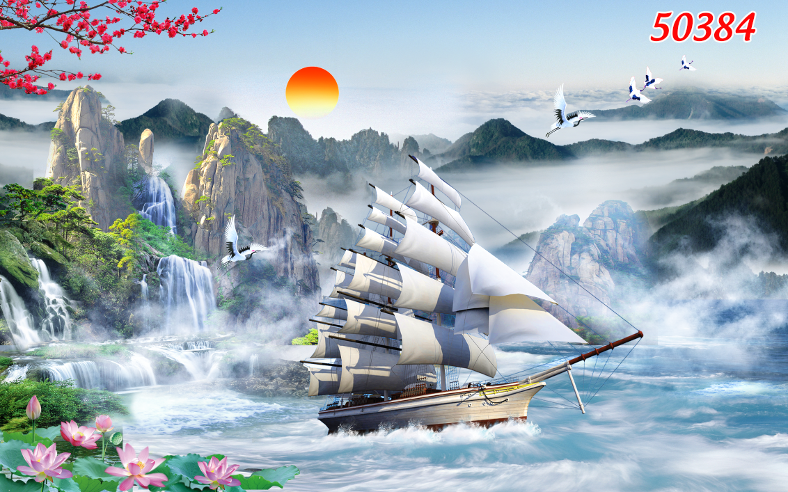 mau-tranh-canvas-thuan-buom-xuoi-gio-50384