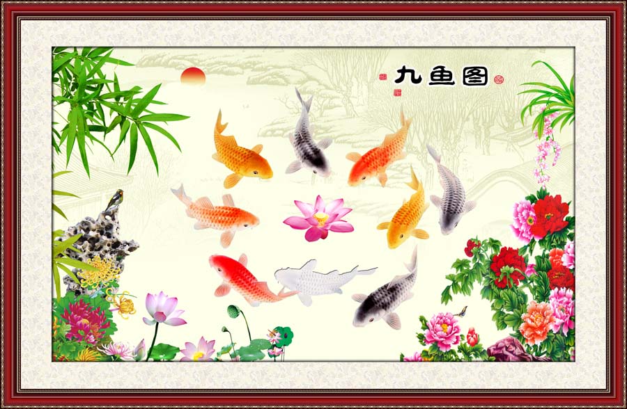 mau-tranh-canvas-ca-chep-ca03