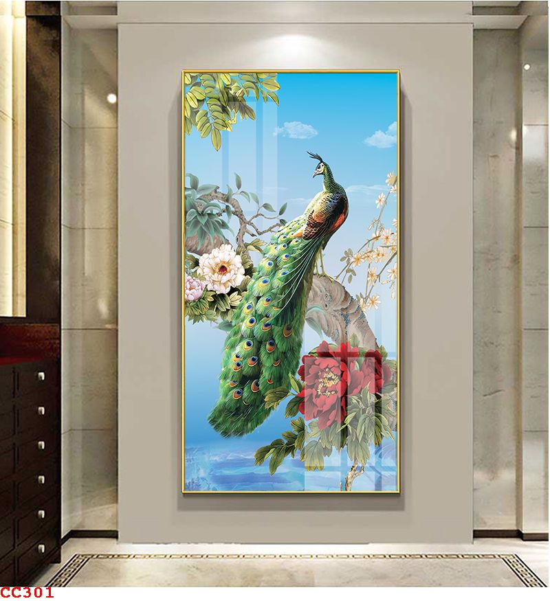 mau-tranh-trang-guong-chim-cong-301