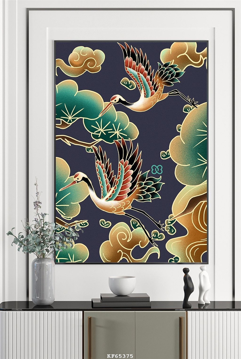 mau-tranh-trang-guong-chim-hac-65375