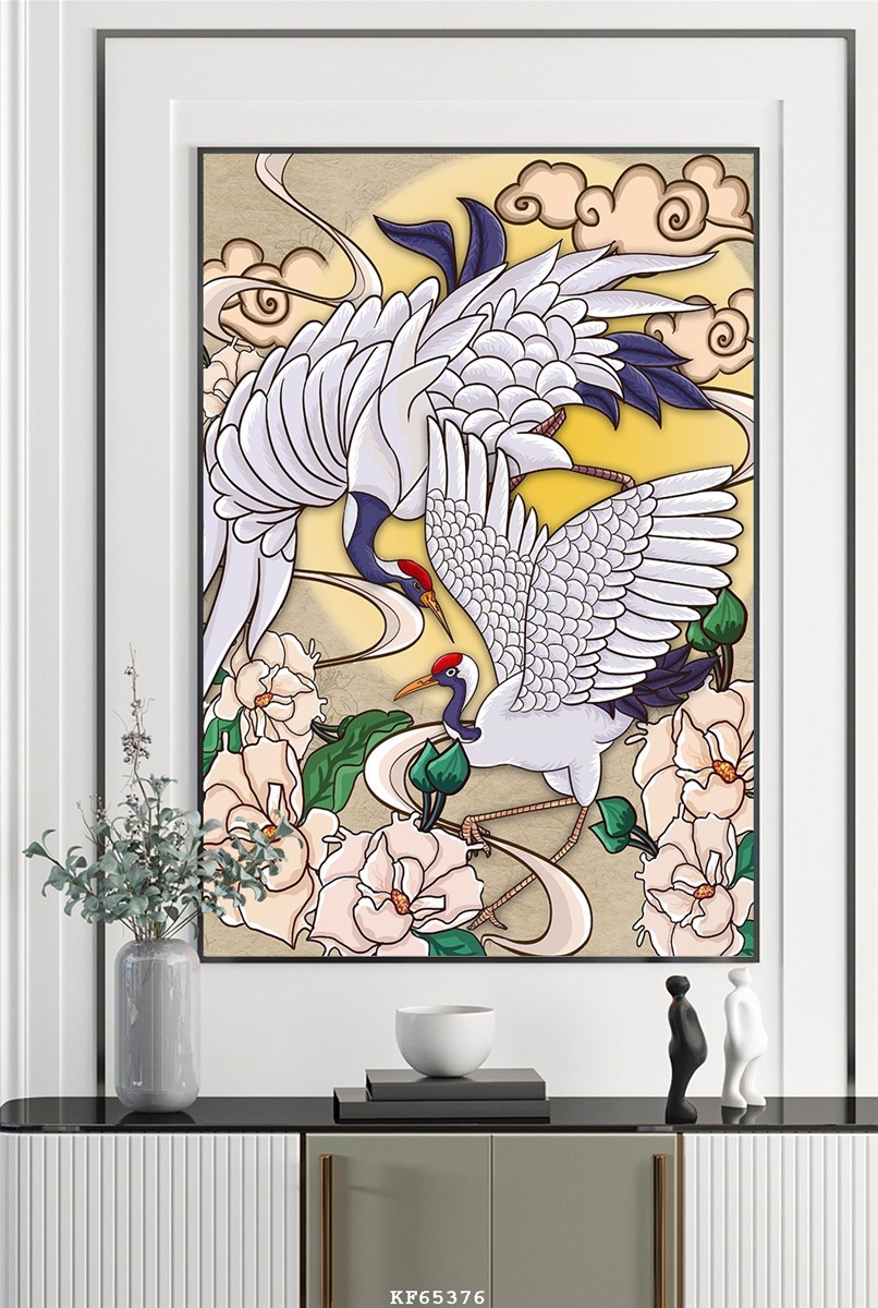 mau-tranh-trang-guong-chim-hac-65376