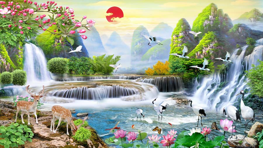 mau-tranh-canvas-son-thuy-huu-tinh-006