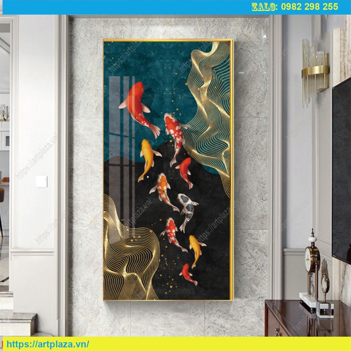 mau-tranh-trang-guong-ca-chep-400465