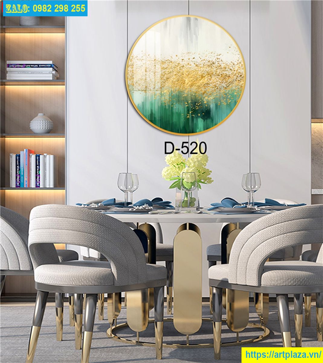 mau-tranh-trang-guong-tron-trang-tri-phong-khach