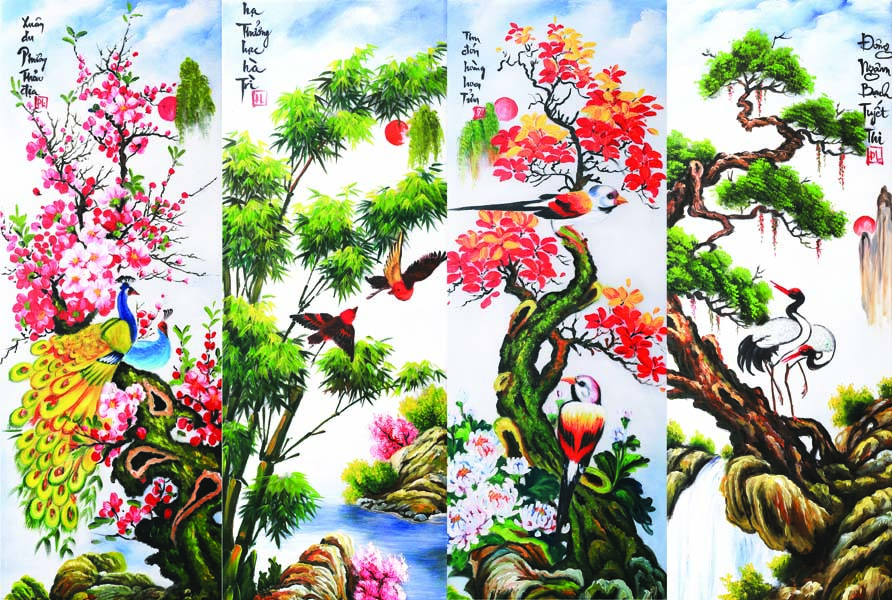 mau-tranh-canvas-tu-quy-bon-mua-76