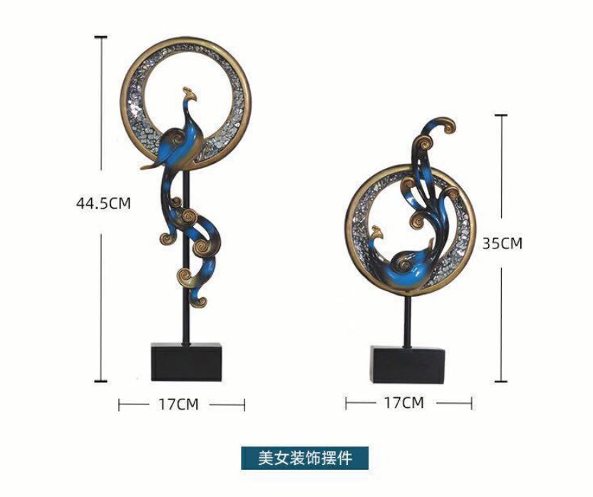 kich-thuoc-doi-chim-phuong-hoang-decor-phong-khach-dep