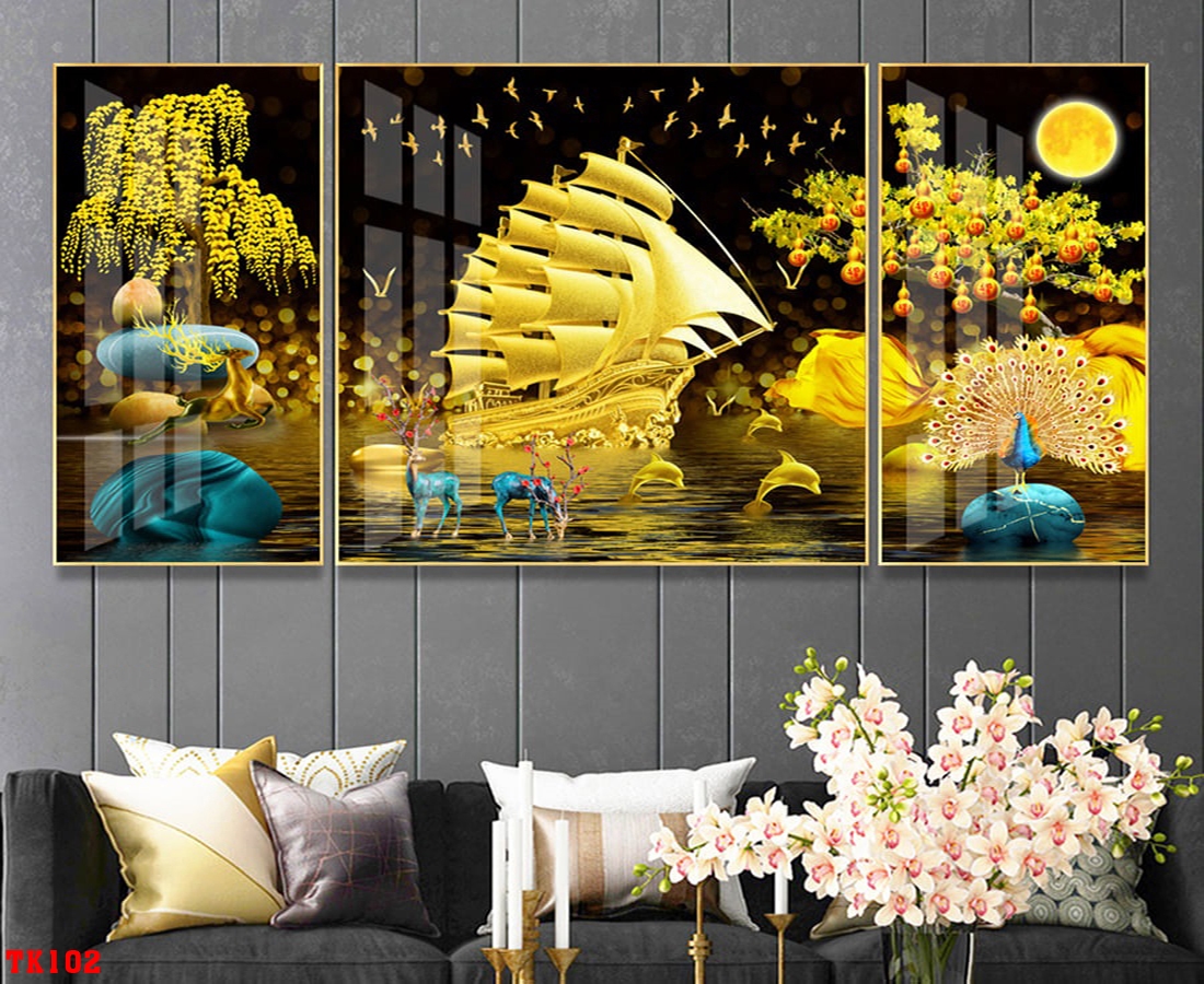 mau-tranh-trang-guong-thuan-buom-xuoi-gio-ghep-bo-ba-tam