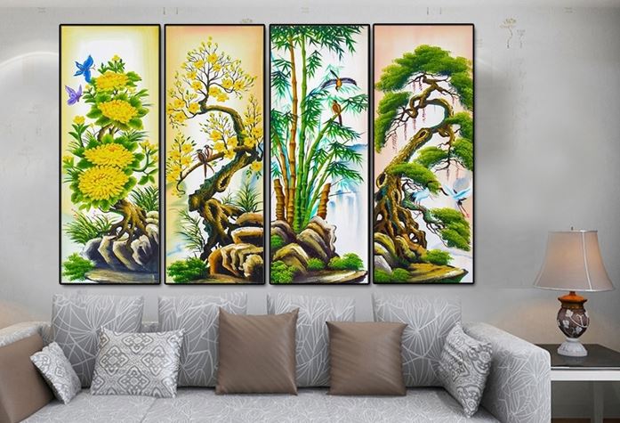 mau-tranh-canvas-tu-quy-bon-mua-17